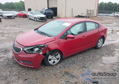 2016 Kia Forte Lx из США, поврежденный, VIN KNAFK4A61G5526226